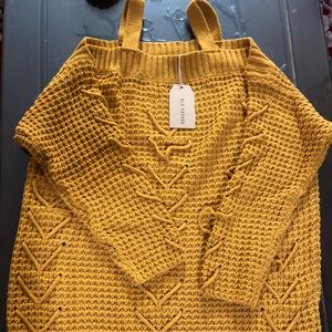 ‼️Columbus Day Sale‼️ Blue Pepper Cold Sweater